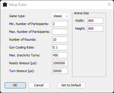 Setup Rules